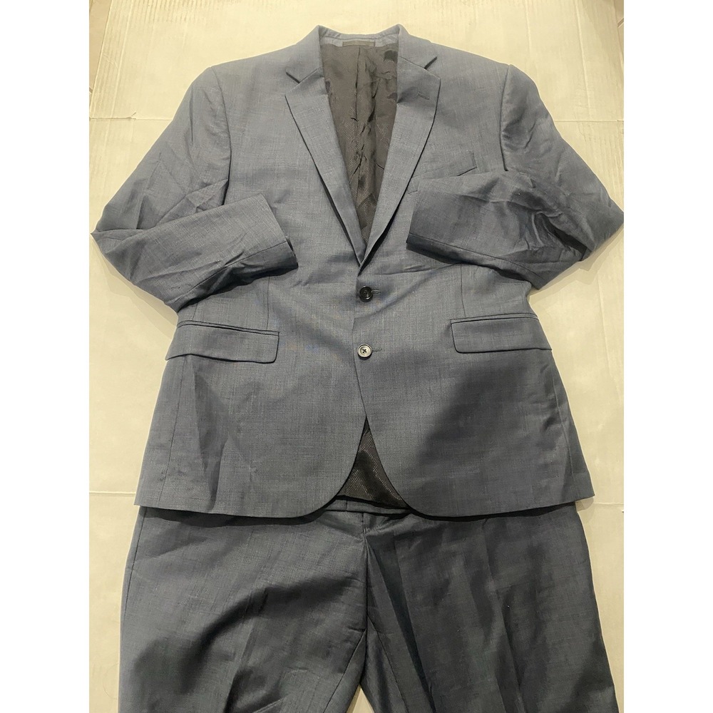 Kenneth Cole Wool Suit 46R W40